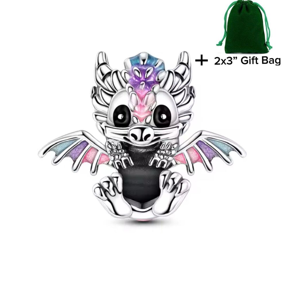 Dragon Bead Charm | 925 Silver | Brand New